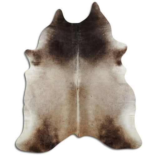 Tan Grey Cowhide Rug XXL