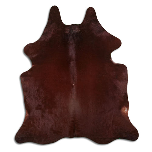 Brown Cowhide Rug L