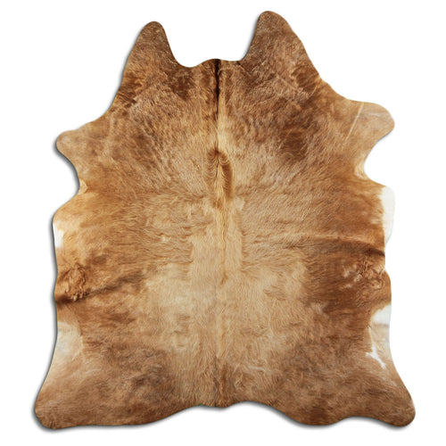 Brown Cowhide Rug L