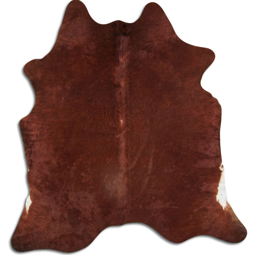 Brown Cowhide Rug L