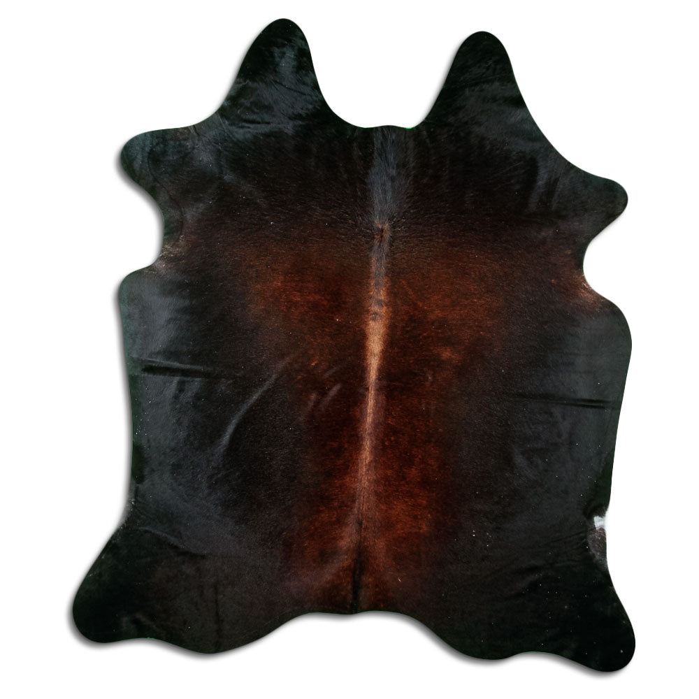 Brown Cowhide Rug L