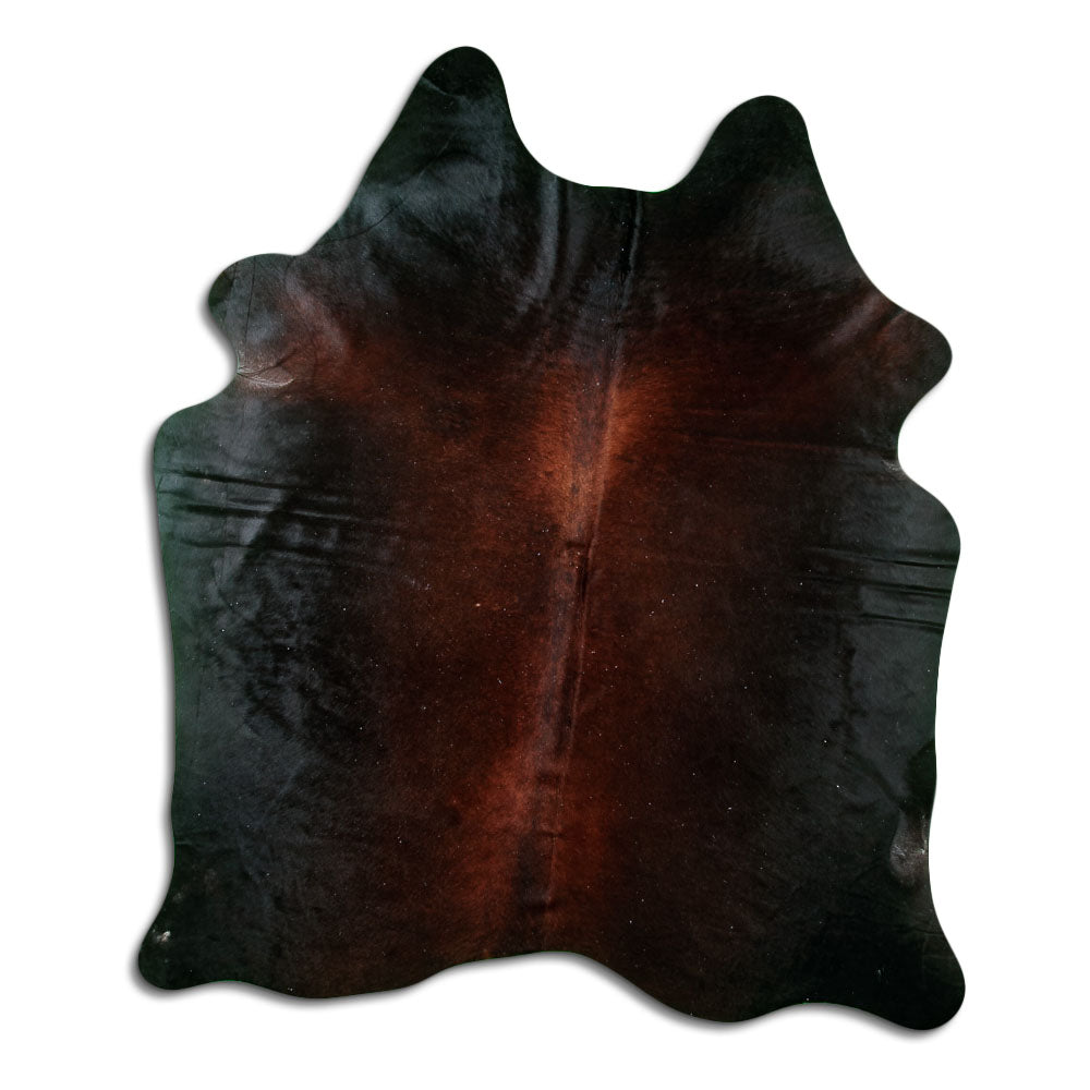 Brown Cowhide Rug L