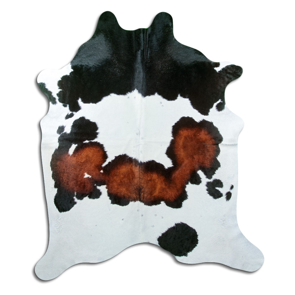 Tricolor Cowhide Rug XXL