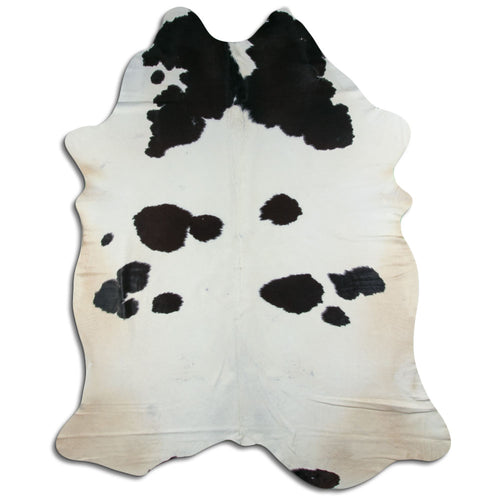 Black & White Cowhide Rug XXXL