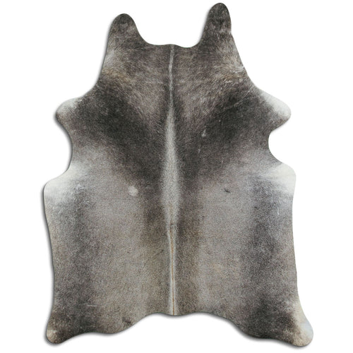 Grey Cowhide Rug L