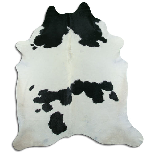 Black & White Cowhide Rug XXL