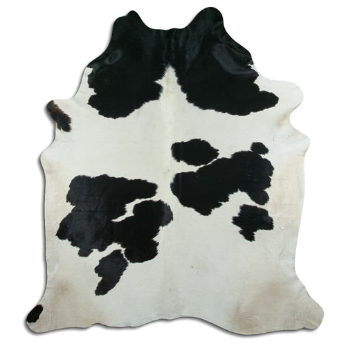 Black & White Cowhide Rug XXL