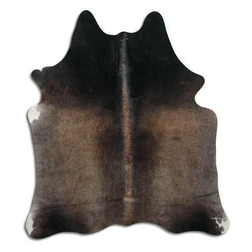 Tan Grey Cowhide Rug M