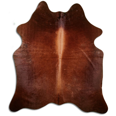 Brown Cowhide Rug M