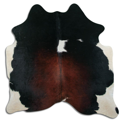 Tricolour Cowhide Rug L