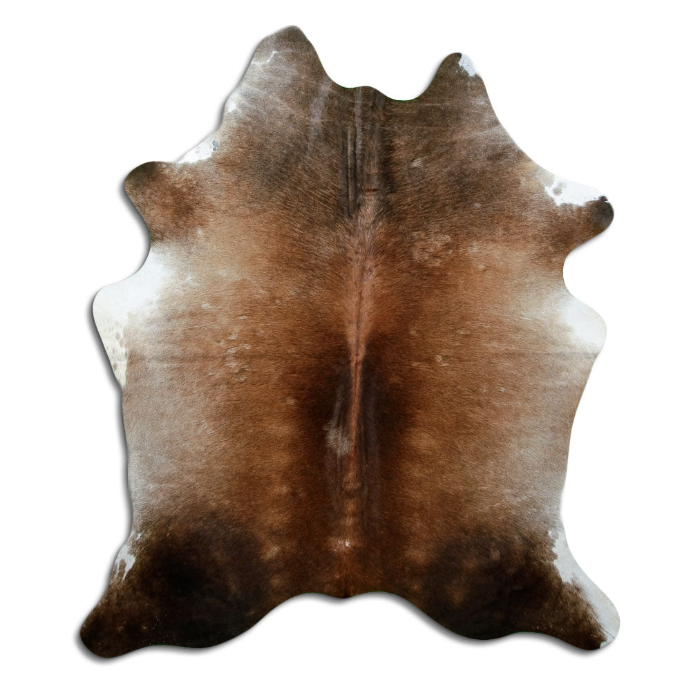 Brown Cowhide Rug L