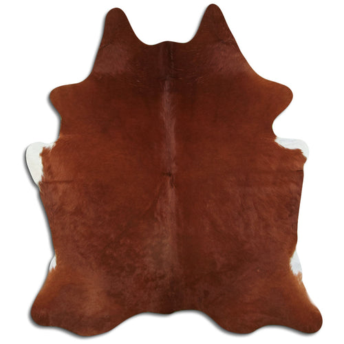 Brown Cowhide Rug L