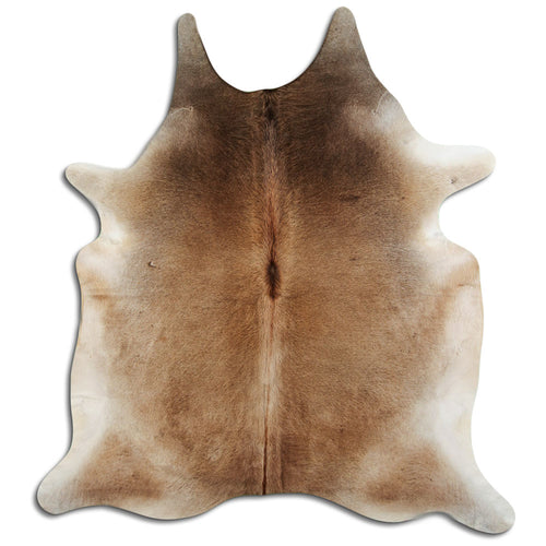 Tan Grey Cowhide Rug XXL