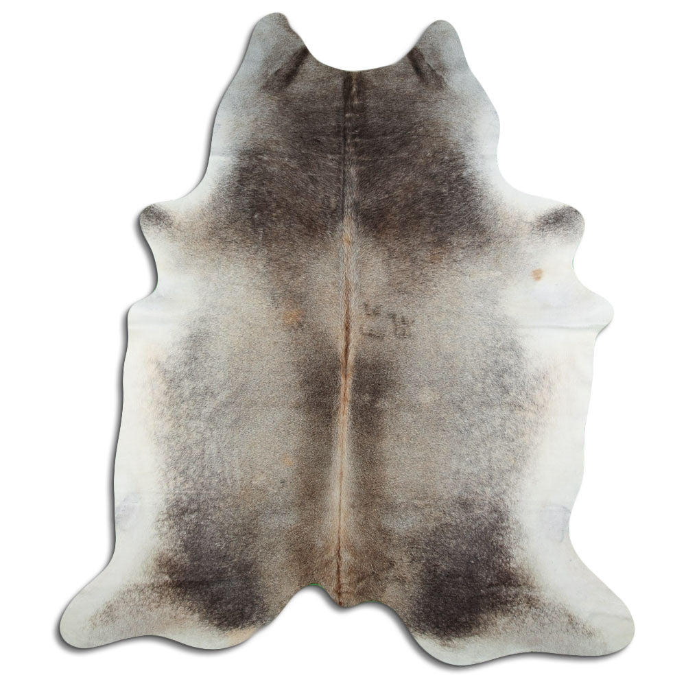 Tan Grey Cowhide Rug XXL
