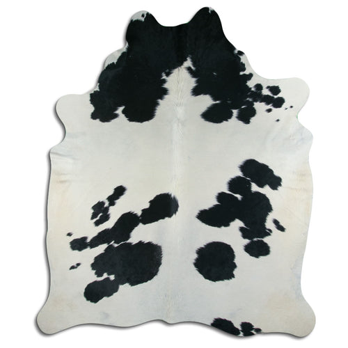 Black & White Cowhide Rug XXL