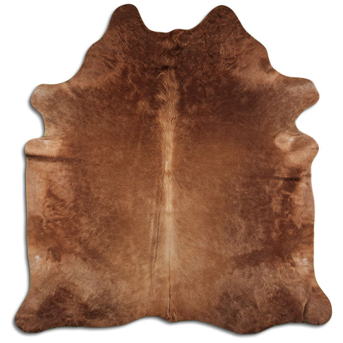 Brown Cowhide Rug L