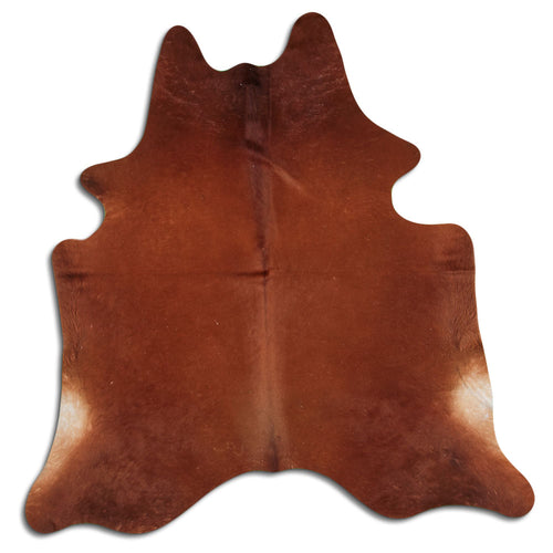Brown Cowhide Rug L