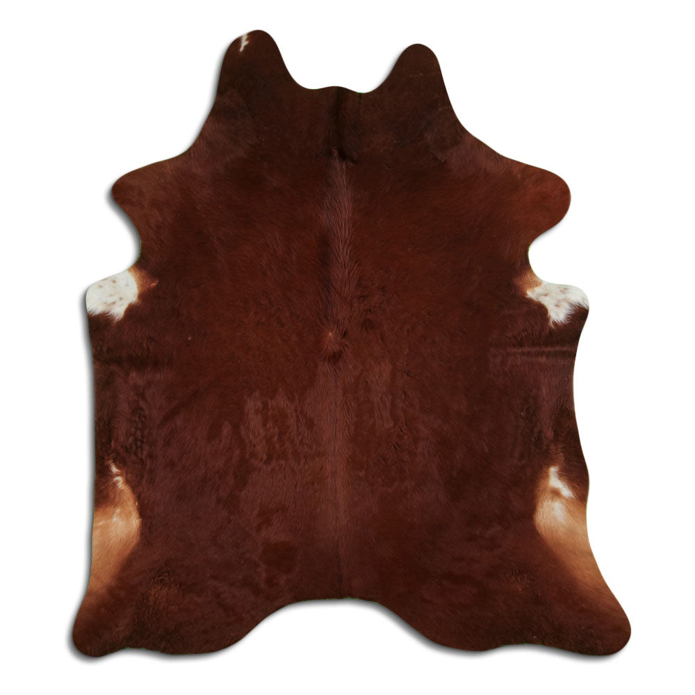 Brown Cowhide Rug XXL