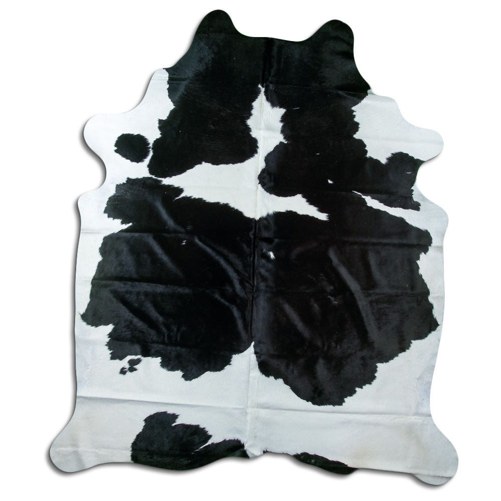 Black & White Cowhide Rug XXL