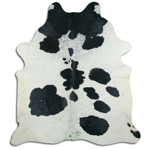 Black & White Cowhide Rug XXL