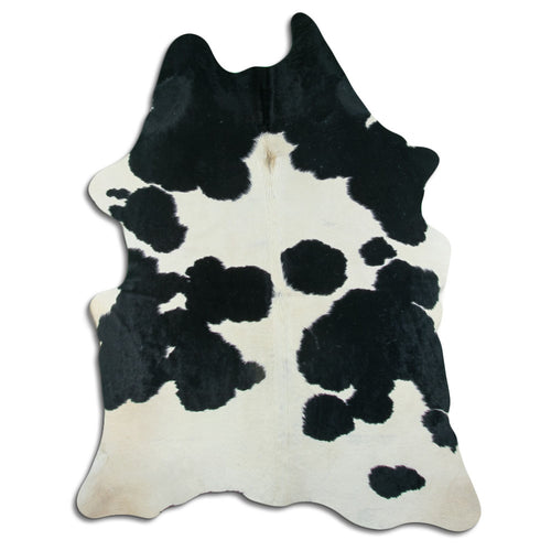 Black & White Cowhide Rug XXL