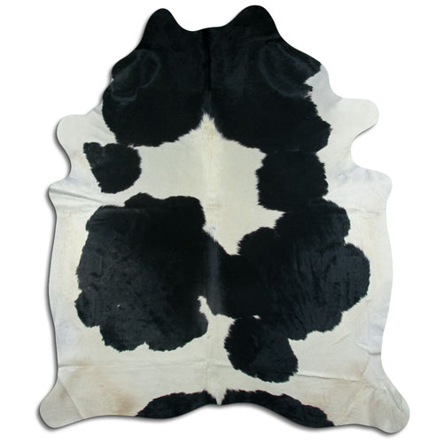 Black & White Cowhide Rug XXXL