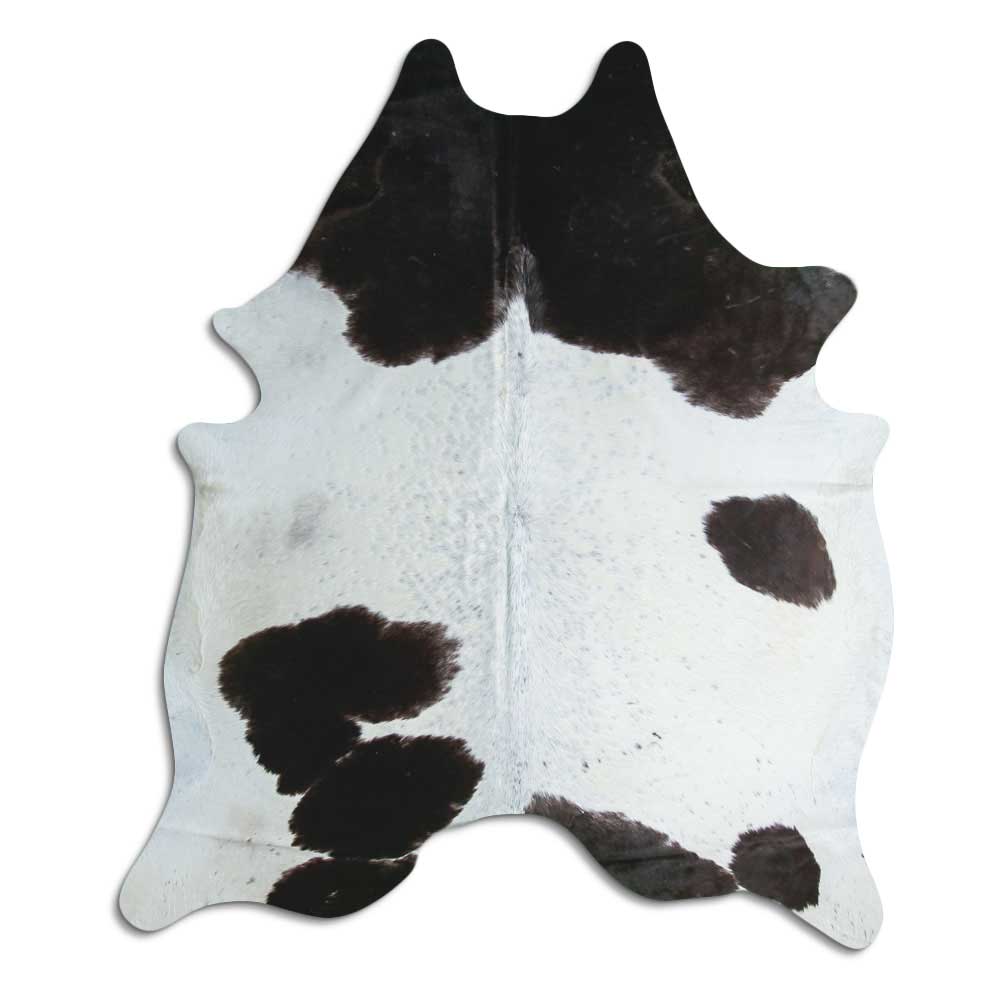 Black & White Cowhide Rug XXL