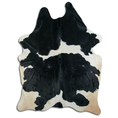 Black & White Cowhide Rug XXL