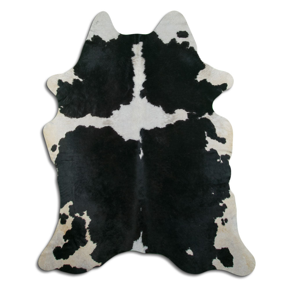 Black & White Cowhide Rug XXL