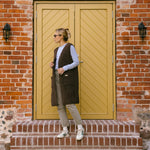Merino Wool Vest “Sea” Brown