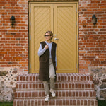 Merino Wool Vest “Sea” Brown