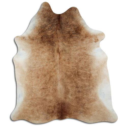 Tan Grey Cowhide Rug XXL