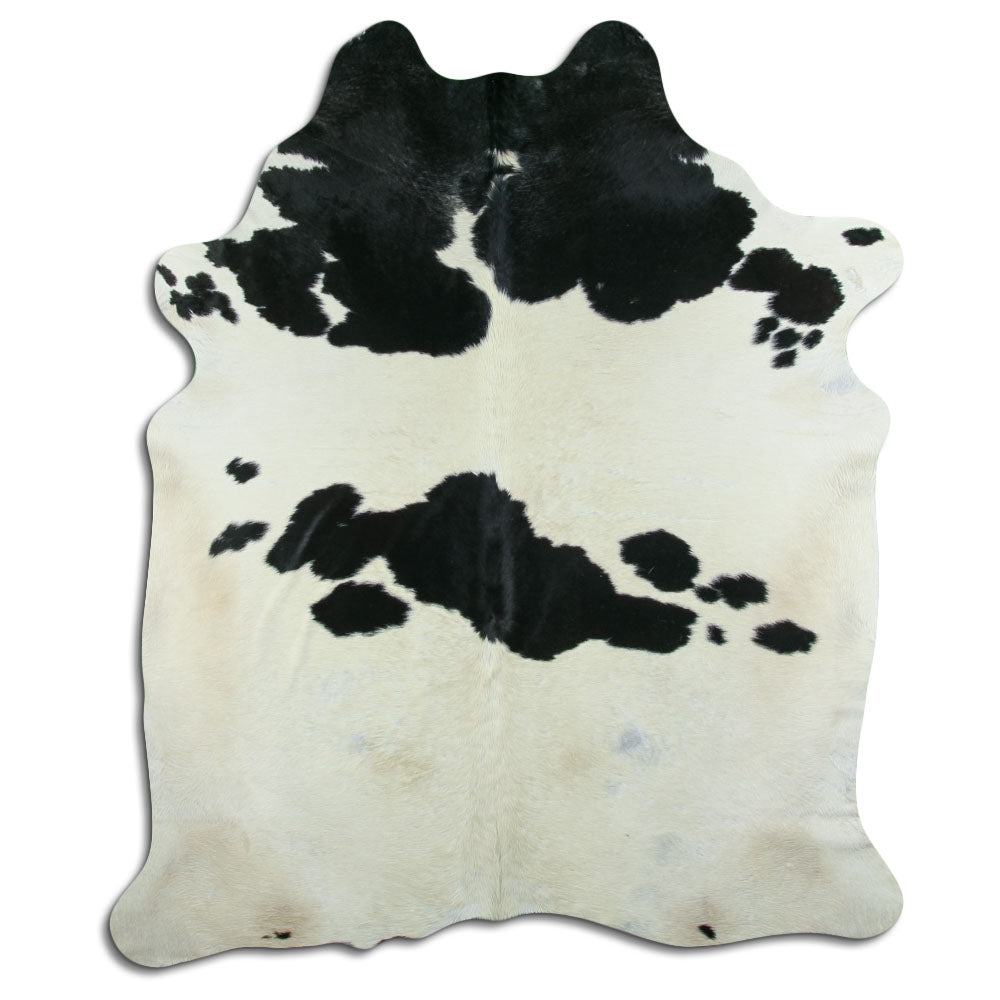 Black & White Cowhide Rug XXL