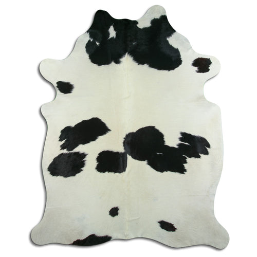 Black & White Cowhide Rug XXL