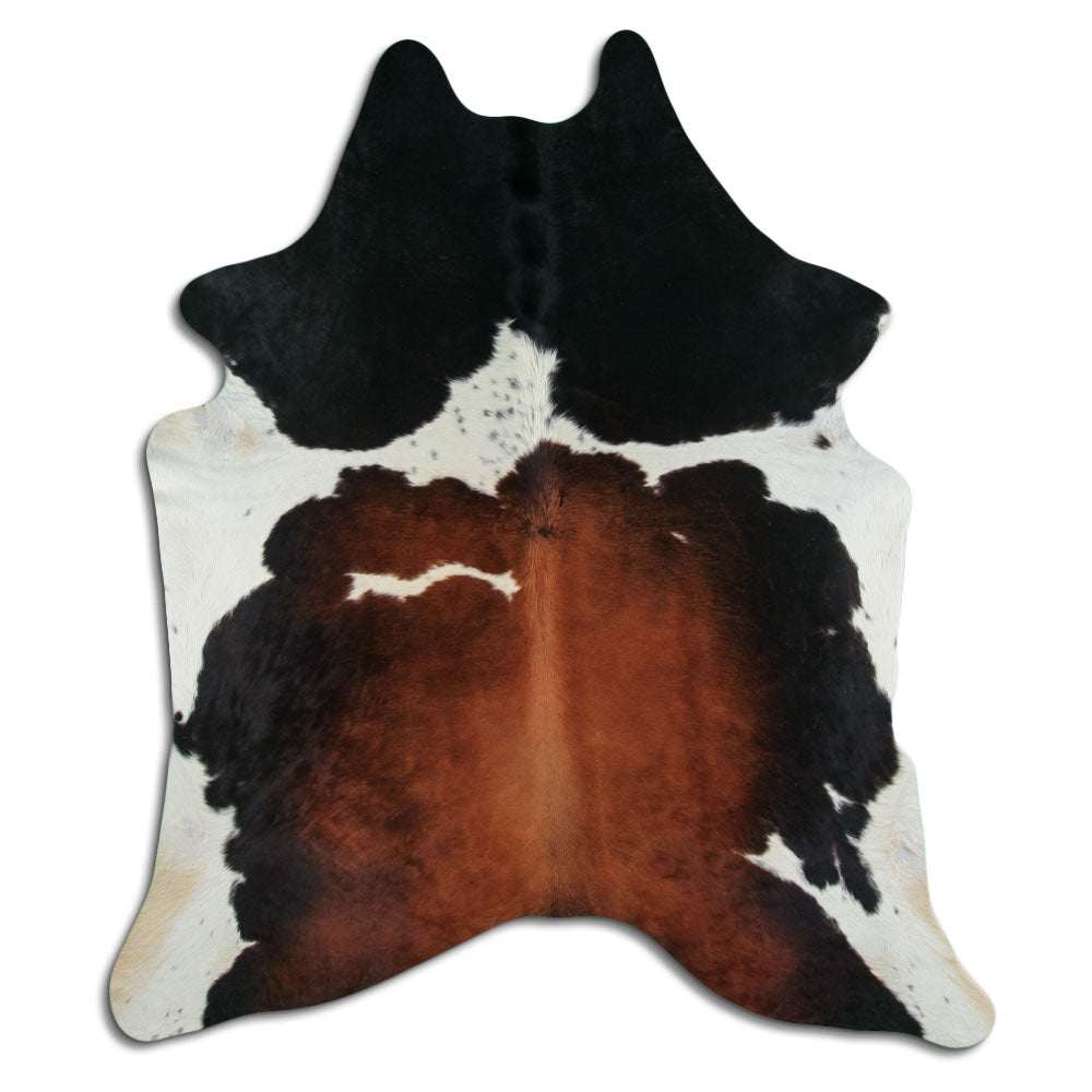 Tricolor Cowhide Rug XXL