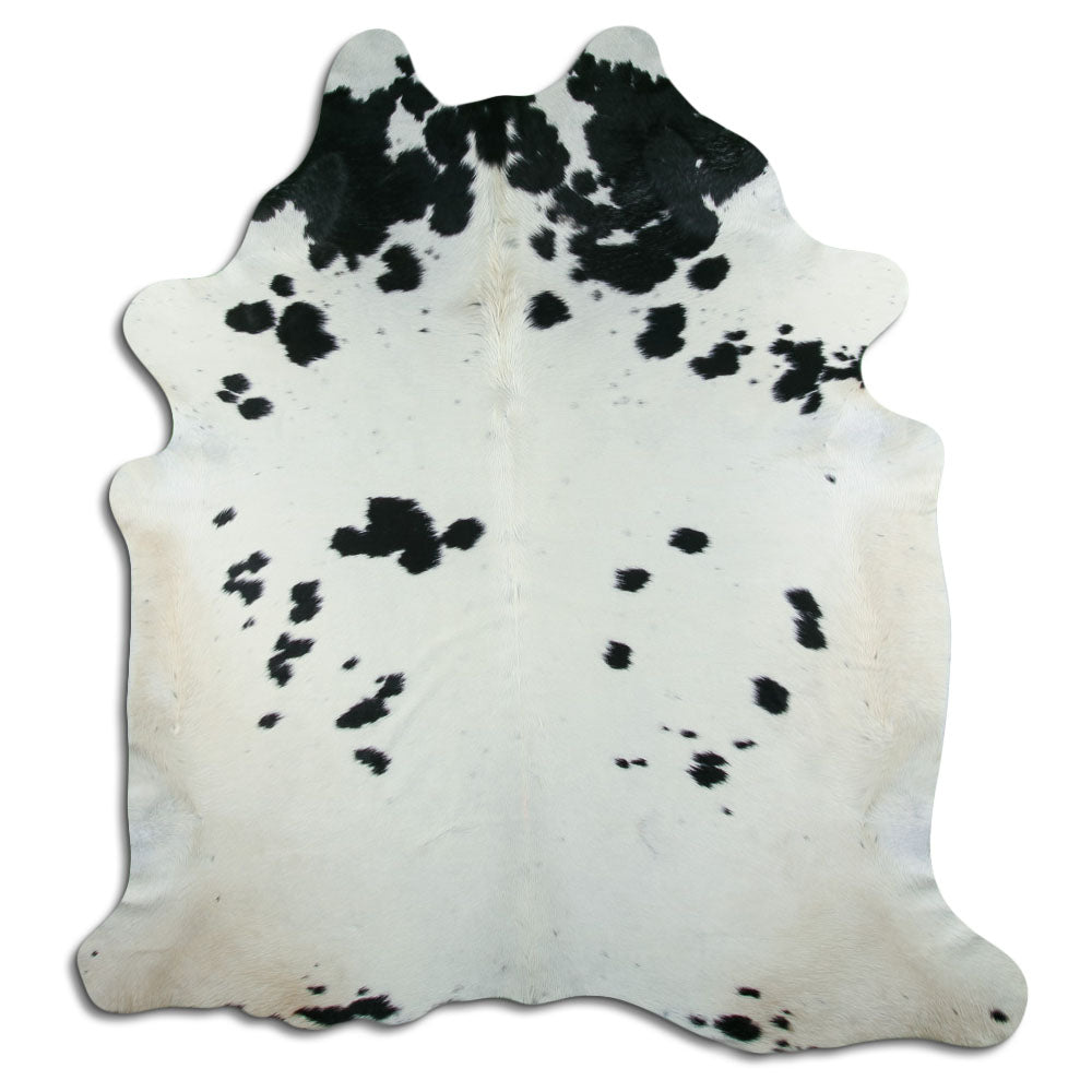 Black & White Cowhide Rug XXL