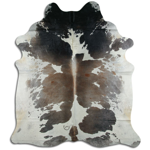 Tan Grey Cowhide Rug XXXL