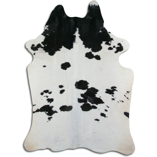 Black & White Cowhide Rug XXL