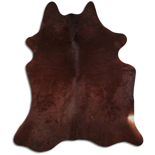 Brown Cowhide Rug L