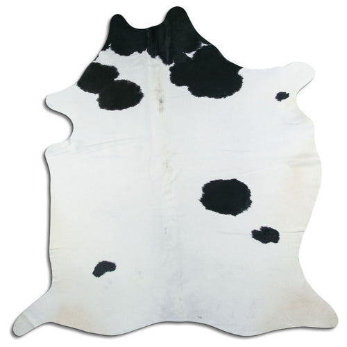 Black & White Cowhide Rug XXL