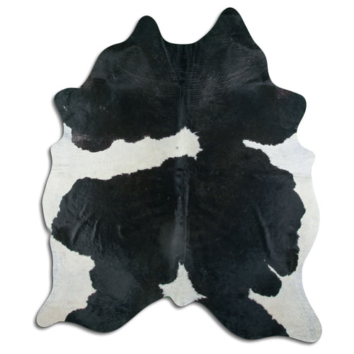 Black & White Cowhide Rug XXL