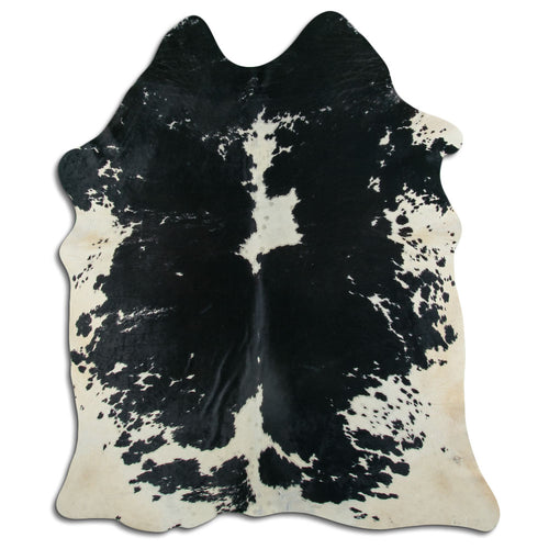 Black & White Cowhide Rug XXL