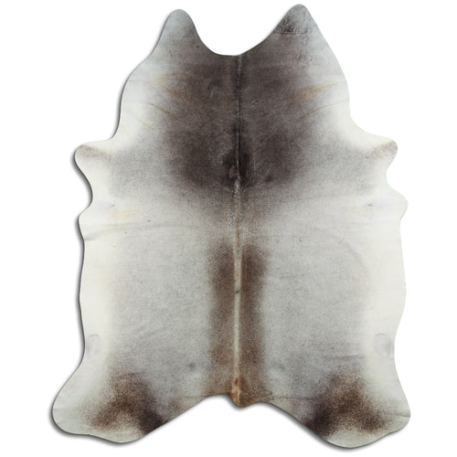Tan Grey Cowhide Rug XXL