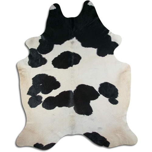 Black & White Cowhide Rug XXXL