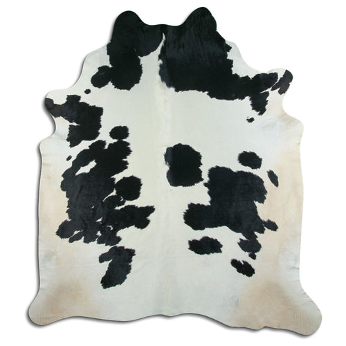 Black & White Cowhide Rug XXL