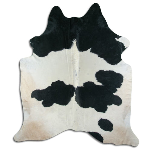Black & White Cowhide Rug XXL