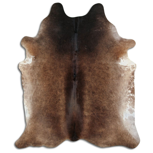 Tan Grey Cowhide Rug XXL