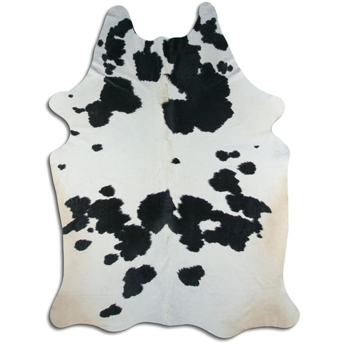 Black & White Cowhide Rug XXXL