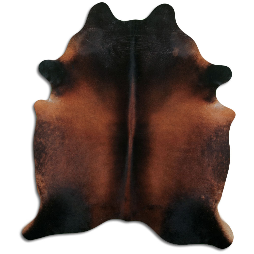 Brown Cowhide Rug XXL