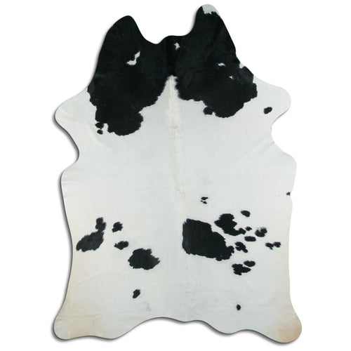 Black & White Cowhide Rug XXL